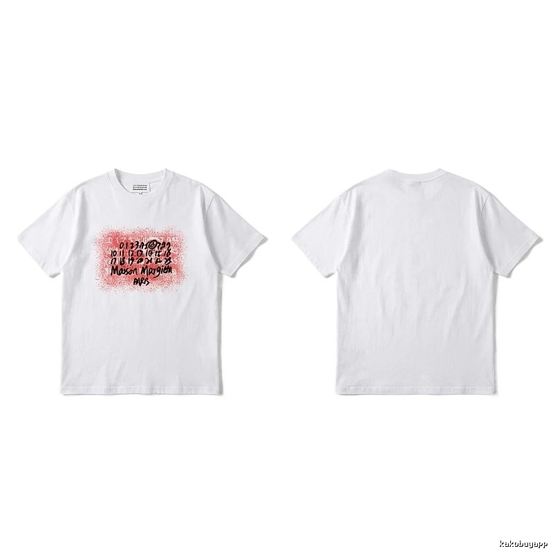 Maison Margiela white T-shirt with digital print