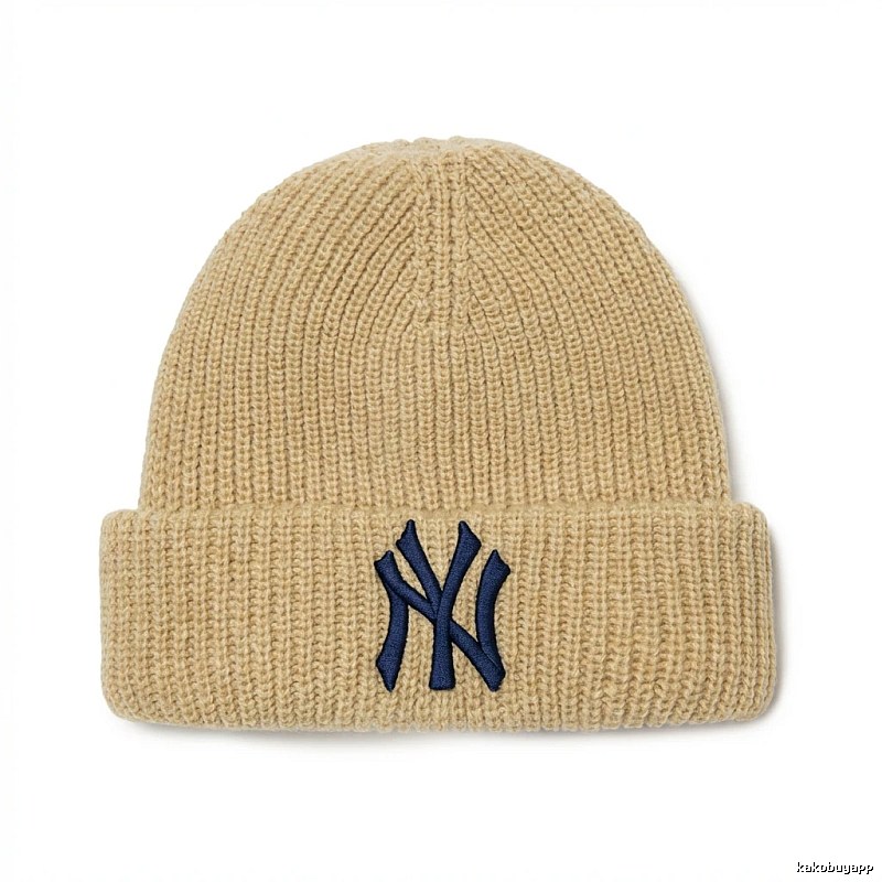 MLB classic beige knitted hat