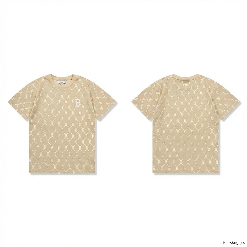 MLB Old Flower Style Beige T-shirt