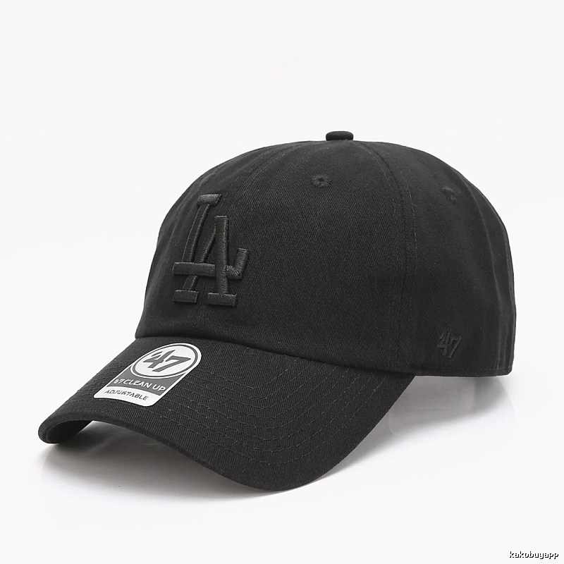 MLB trendy brand black baseball cap
