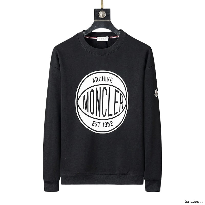 Moncler Archive Retro Style Black Sweatshirt