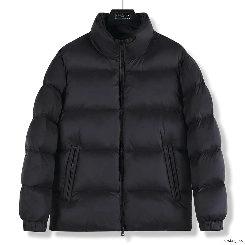 Moncler black casual down jacket