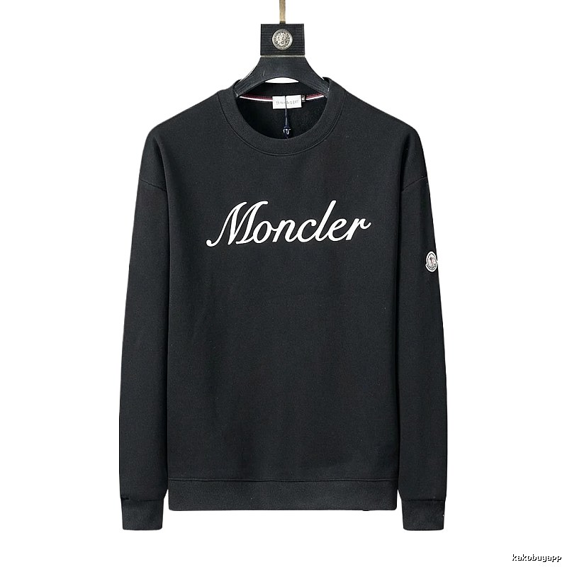Moncler black simple sweatshirt