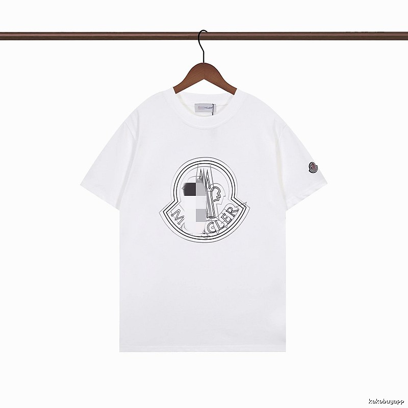 Moncler Logo Collection Trendy Style White T-Shirt