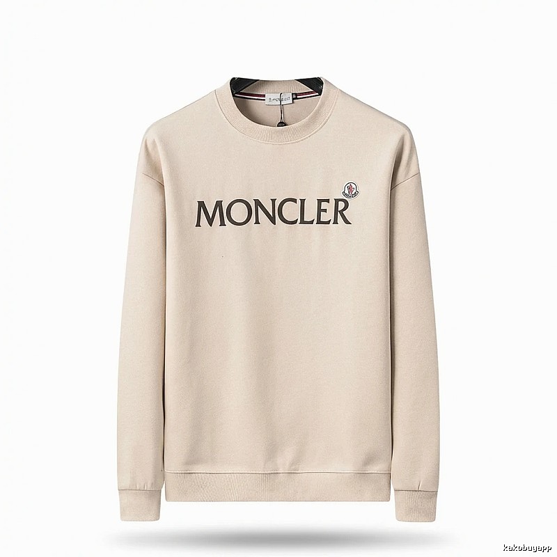 Moncler minimalist beige sweatshirt