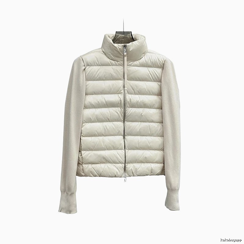 Moncler patchwork trendy down jacket