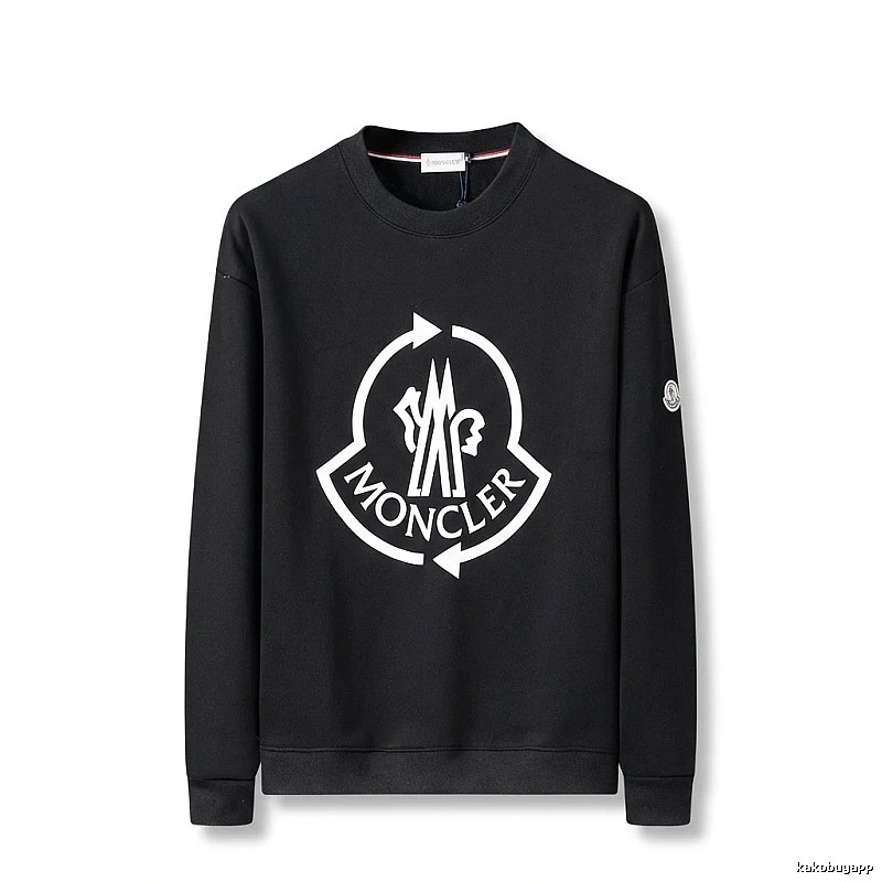 Moncler's classic trendy black sweatshirt