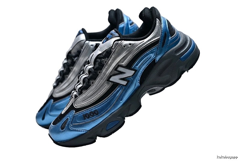 New Balance 1000 Trendy Blue-Gray Athletic Shoes