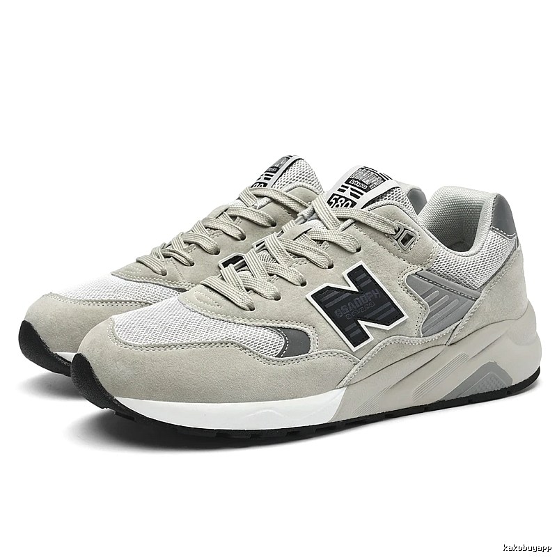 New Balance 580 retro style grey shoes