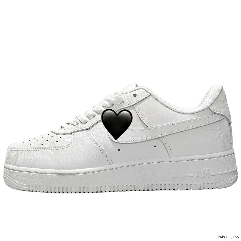 Nike Air Force 1 simple white sneakers