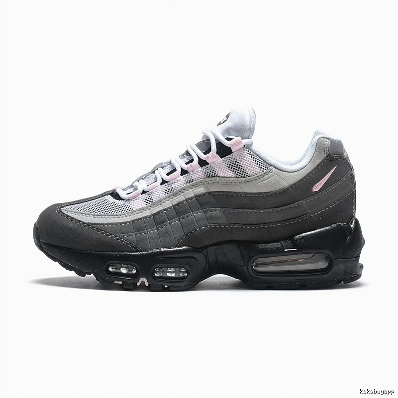Nike Air Max 95 Black-Grey-Pink Sports Shoes