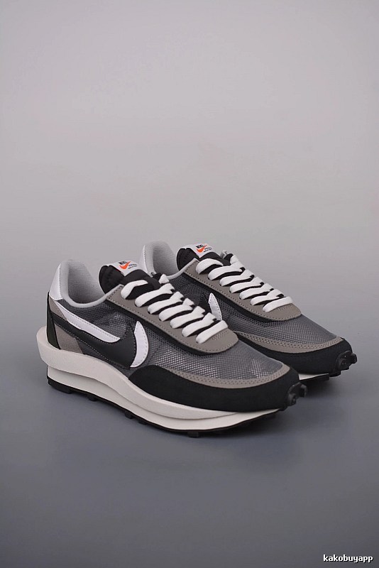 Nike Black and Gray Retro Runners Defined by Tonal Mesh Panels