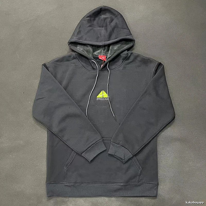 Nike Charcoal Black Zip Hoodie Poolside Style Swoosh