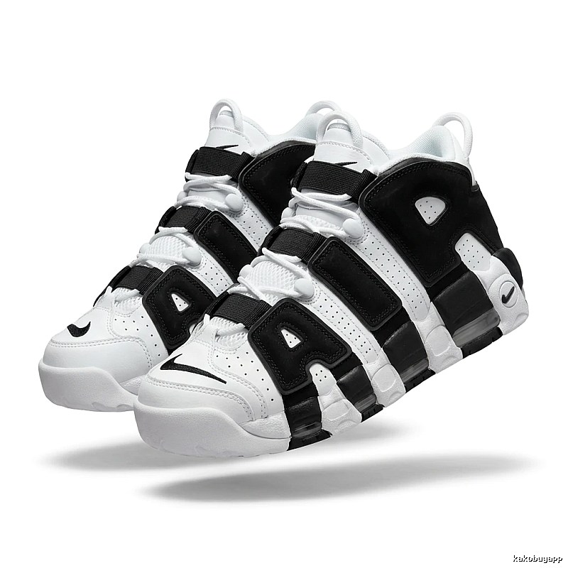 Nike Pippen Black and White Retro Athletic Shoes