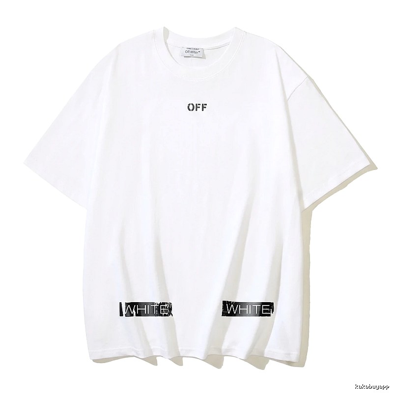 Off-White simple style white T-shirt
