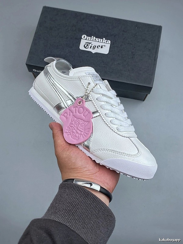 Onitsuka Tiger White Low-Top Sneakers, Clean Low Profile