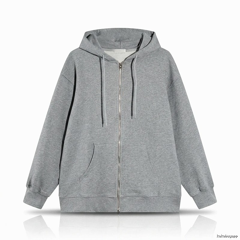 Other simple style hooded gray sweatshirt