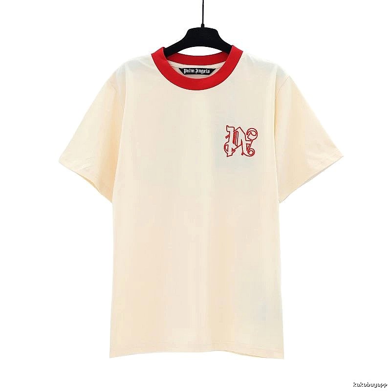 Palm Angels Resort Logo T-shirt White Palm Tree for Travel Looks