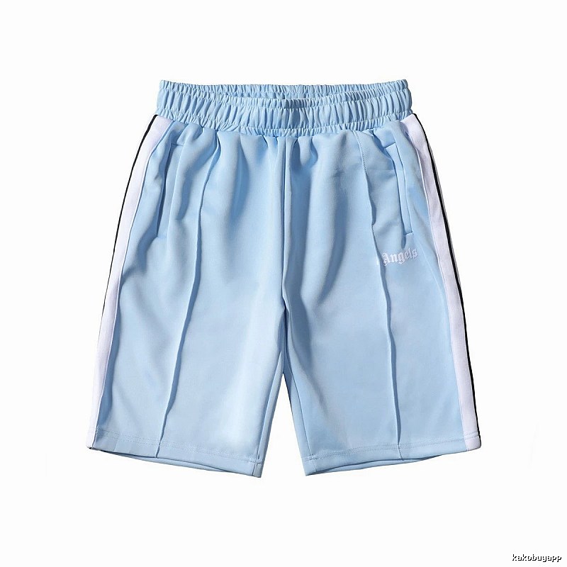 Palm Angels Travel Track shorts Black Side Stripe with Modern Look