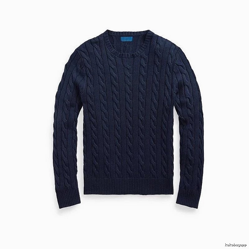Ralph Lauren Lightweight Cable-knit sweater Navy Cable Knit for Trend Styling