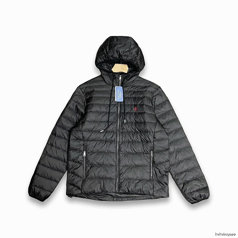 Ralph Lauren Polo Black Simple Down Jacket
