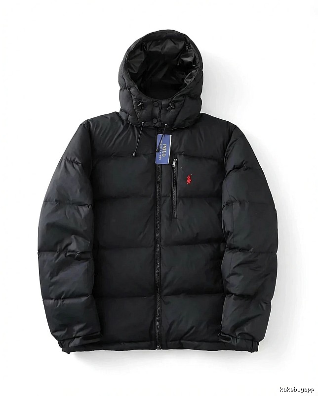 Ralph Lauren Polo Black Trendy Brand Down Jacket