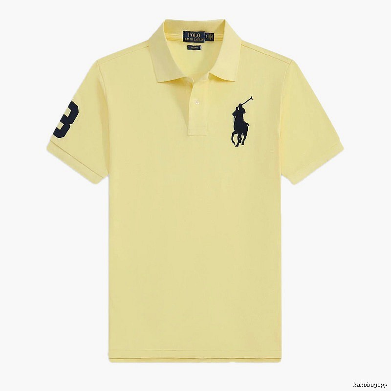 Ralph Lauren Polo Series Casual Yellow Polo Shirt