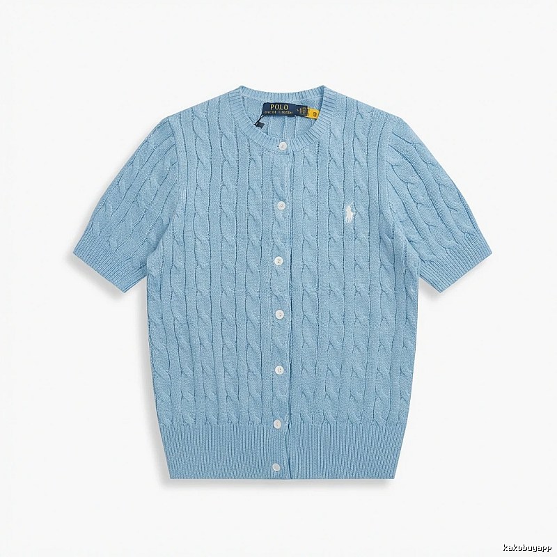 Ralph Lauren Polo Series Light Blue Knitted Cardigan