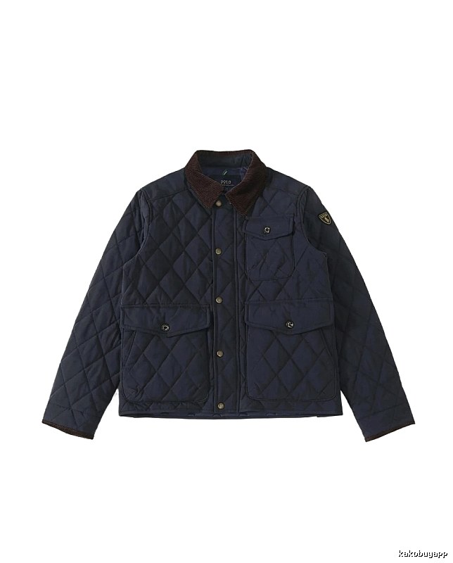 Ralph Lauren retro-style navy blue jacket