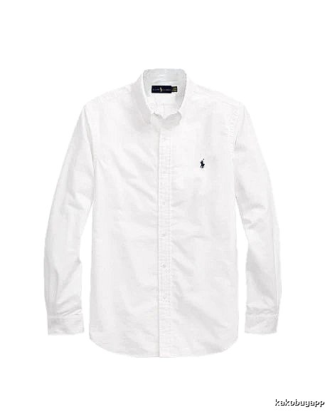 Ralph Lauren White Button-Down Shirt Casual Layering