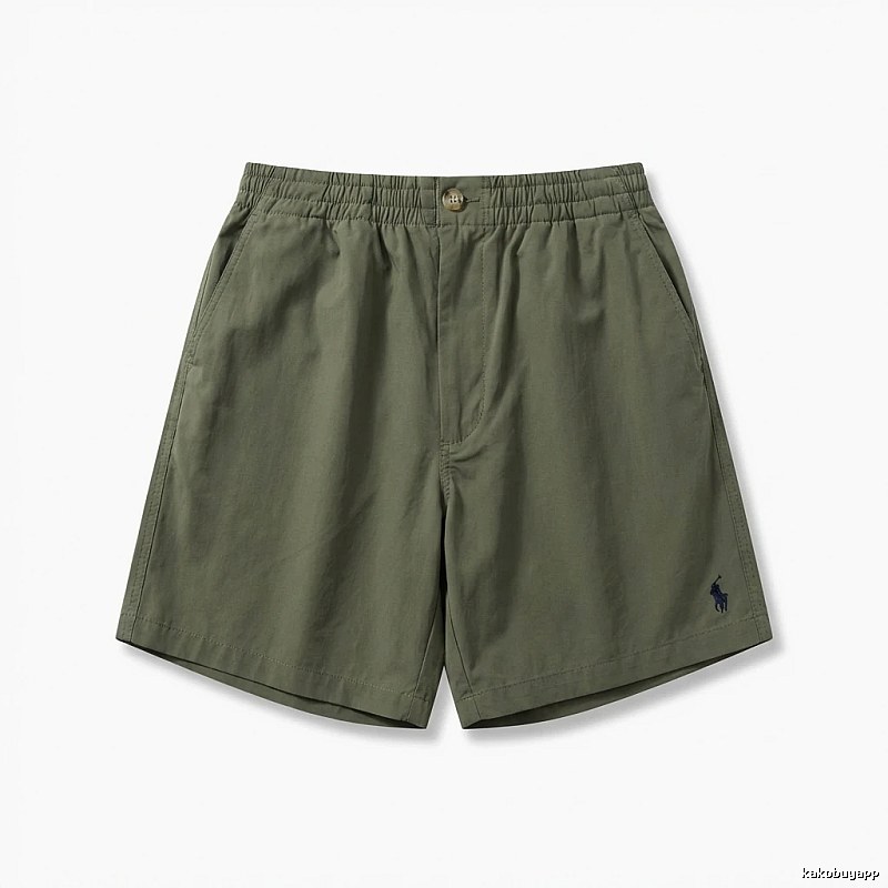 Ralph Lauren's casual-style military green shorts