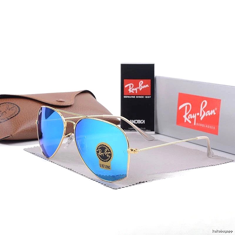 Ray-Ban Statement Aviator sunglasses Gold Tone Sunglasses for Easy Pairing