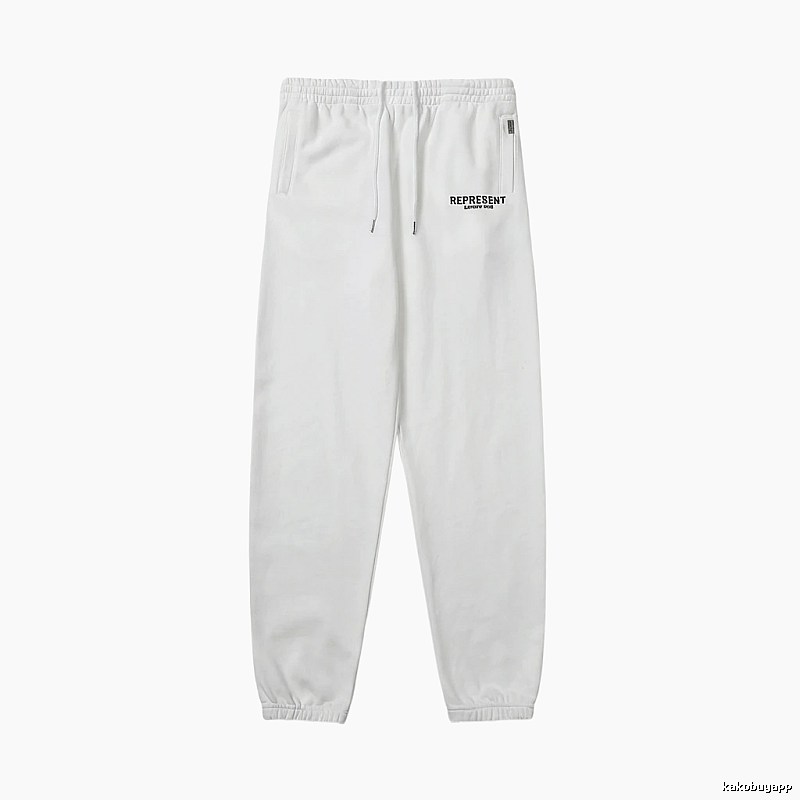 REPRESENT Basic White Sweatpants