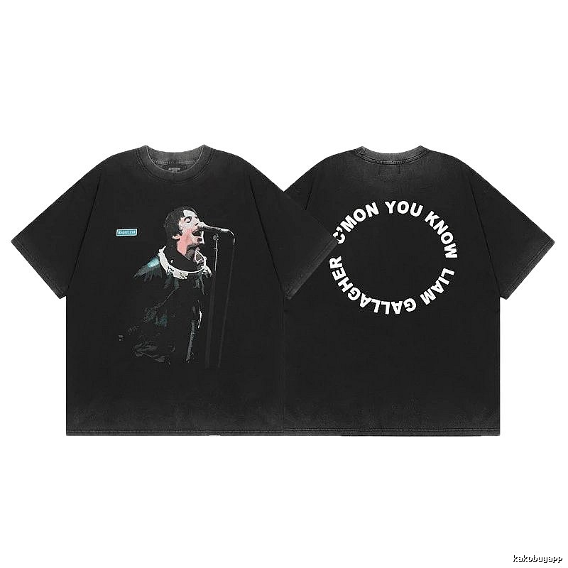 Represent Character Print Vintage Black T-Shirt