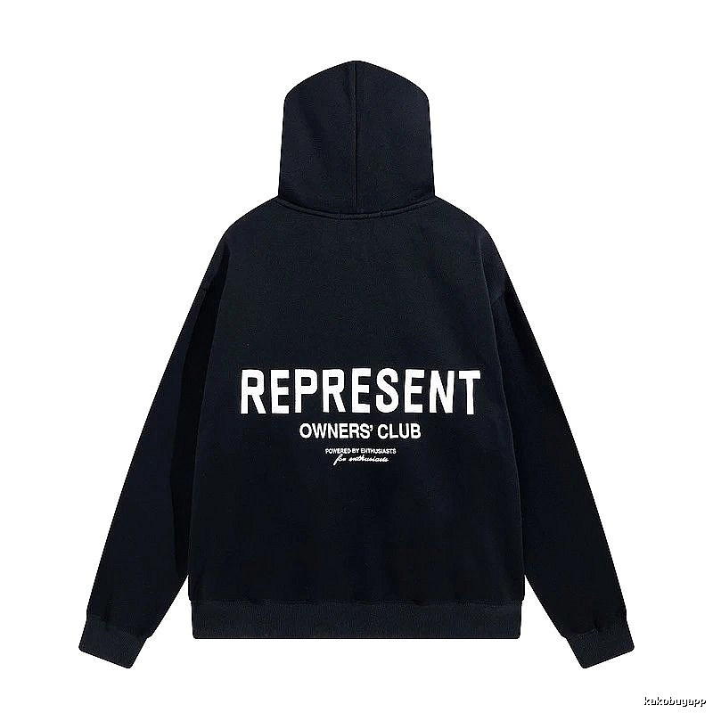 Represent Classic Owners Club hoodie Navy Large Represent for Daily Styling