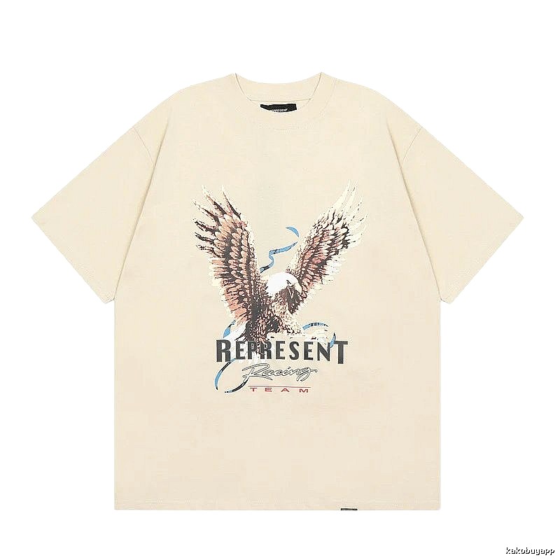 Represent Flying Eagle Vintage Beige T-Shirt