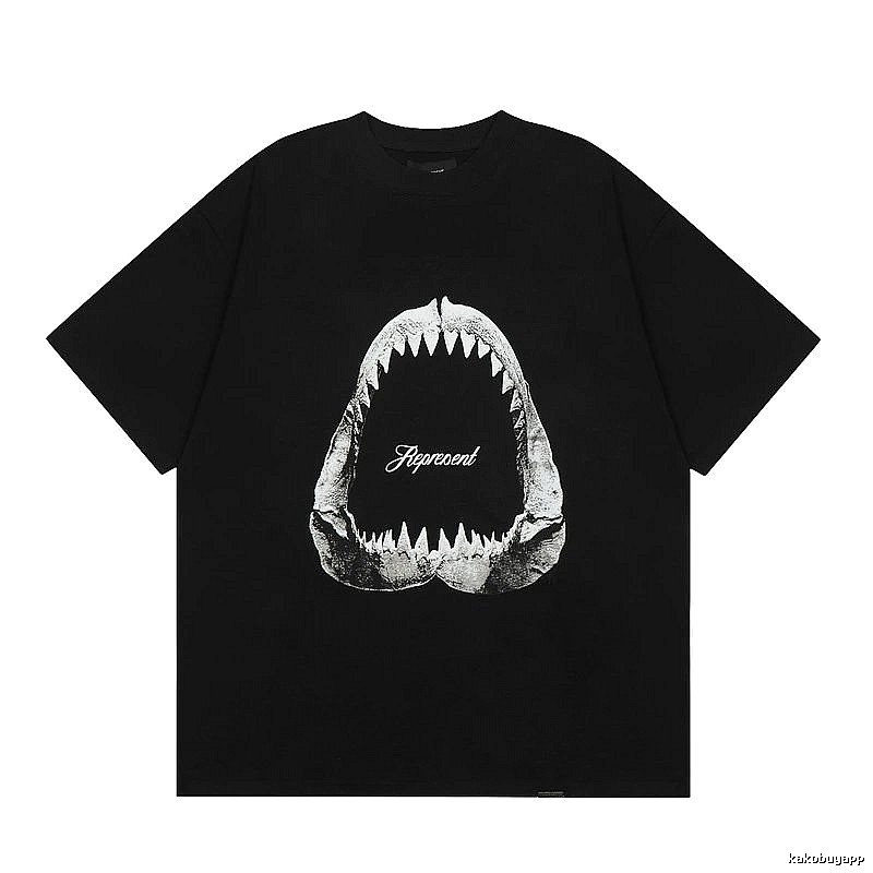 Represent Shark Jaw High Street Black Short Sleeve T-Shirt