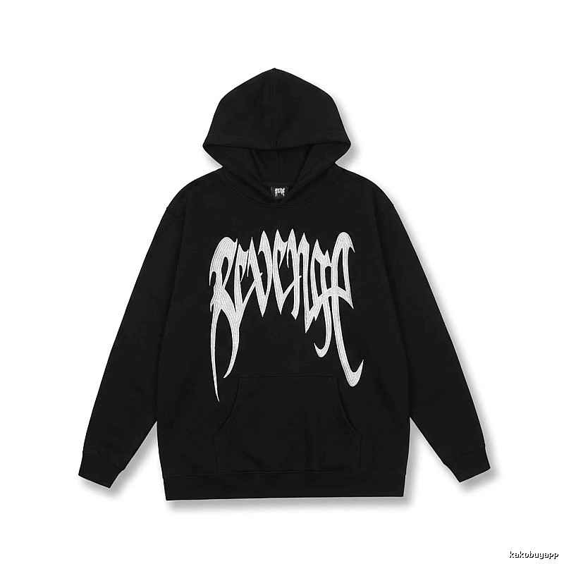 Revenge Gothic Style Black Hoodie