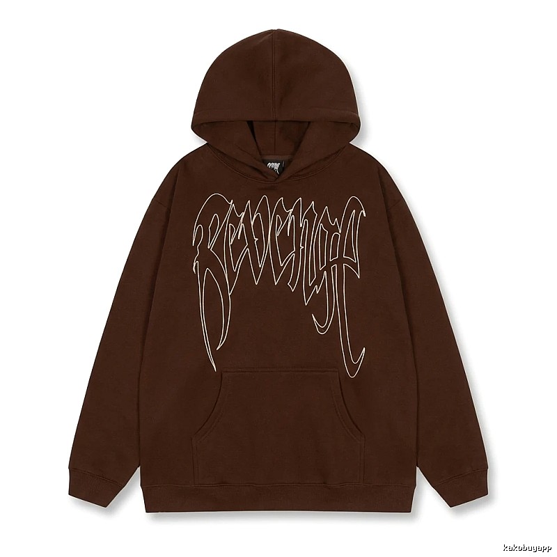 Revenge Gothic Style Dark Coffee Hoodie