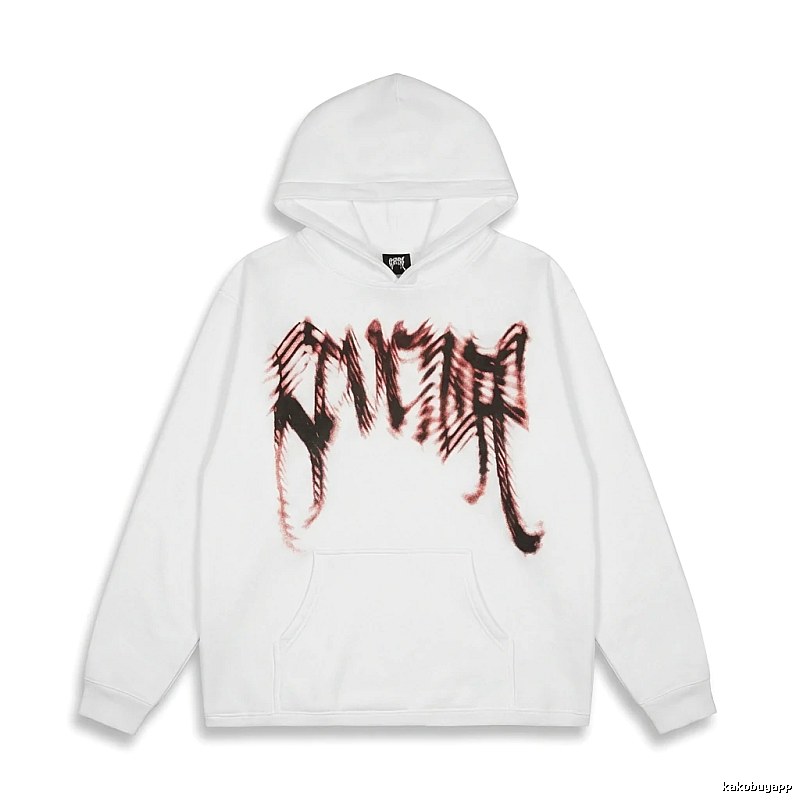 Revenge Gothic Style White Hoodie