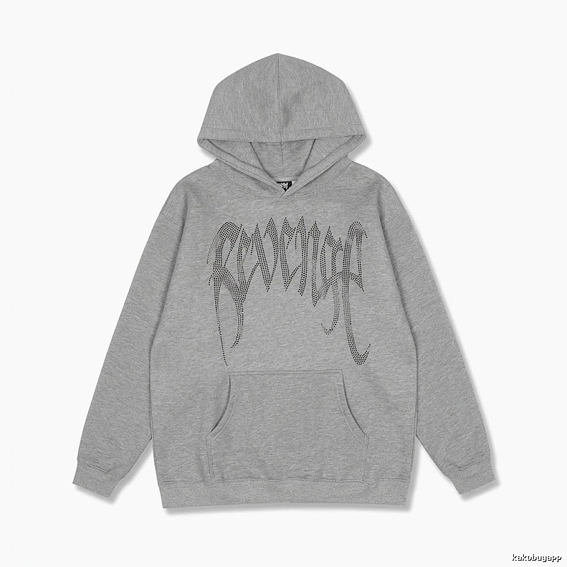 Revenge trendy and cool style grey hoodie