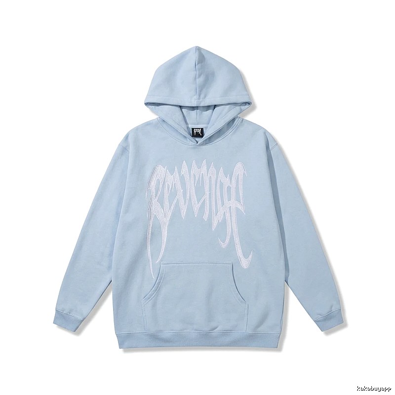 Revenge trendy and cool style light blue sweatshirt