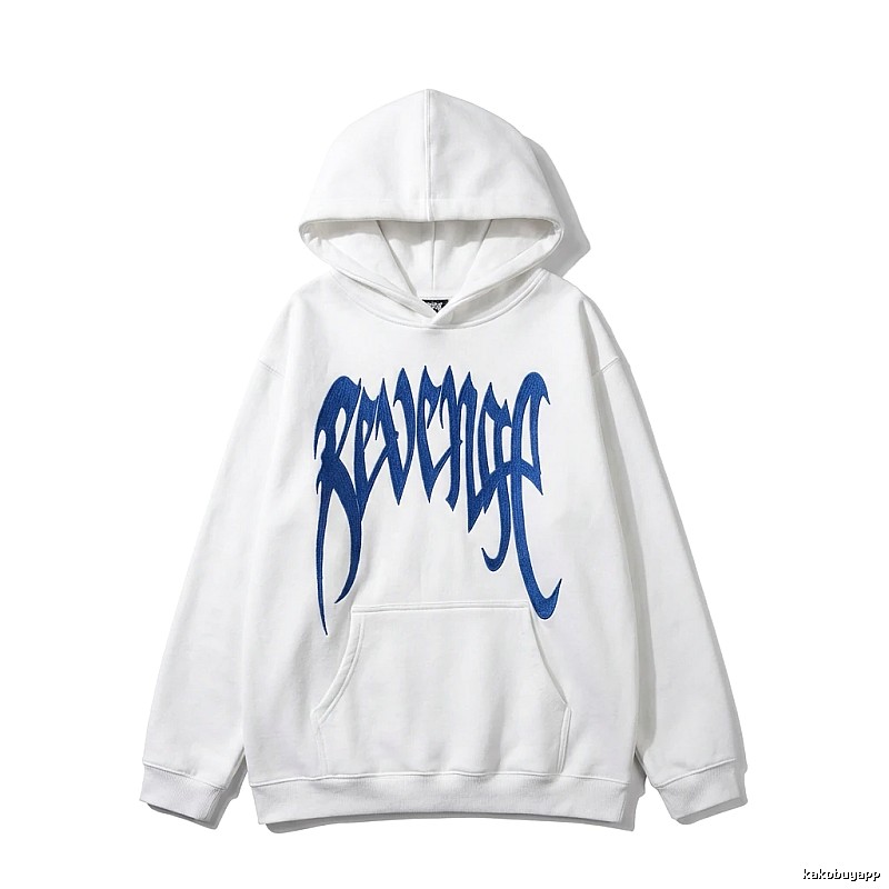 Revenge trendy and cool style white hoodie