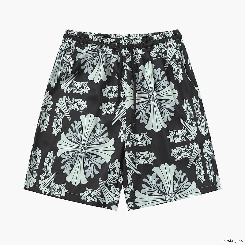 Shorts Styling Black Floral Button Shirt Resort Wear