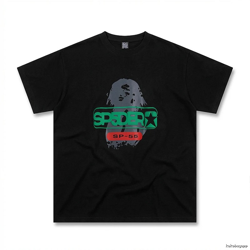 Sp5der Dark Cool Trend Short Sleeve