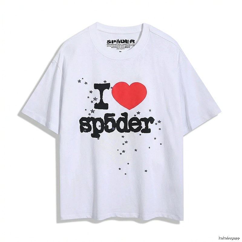 Sp5der Love Star Style White T-shirt