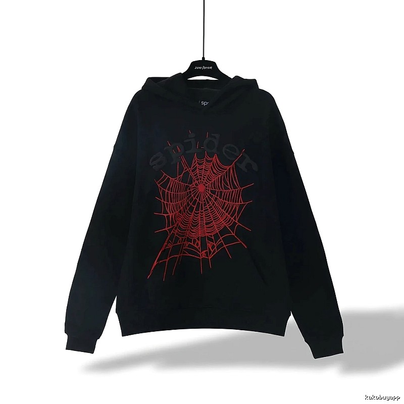 Sp5der Spider Web Trendy Cool Black Sweatshirt
