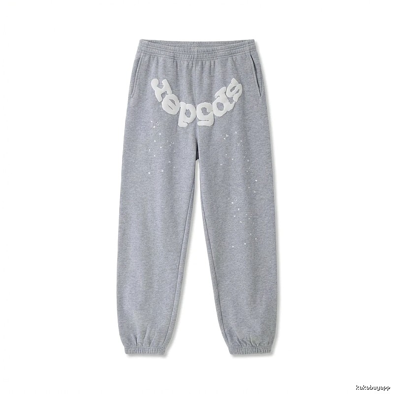 Sp5der Starry Rhinestone Wind Track Pants