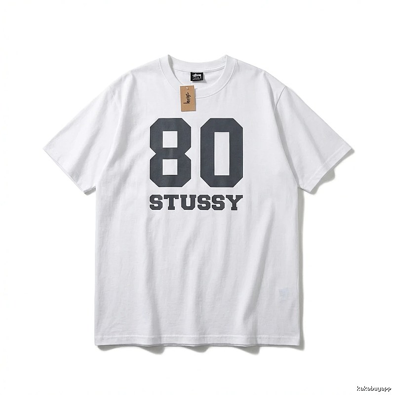 Stussy 80 Series Simple White T-shirt