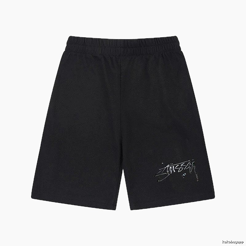 Stussy Basic Style Trendy Black Shorts